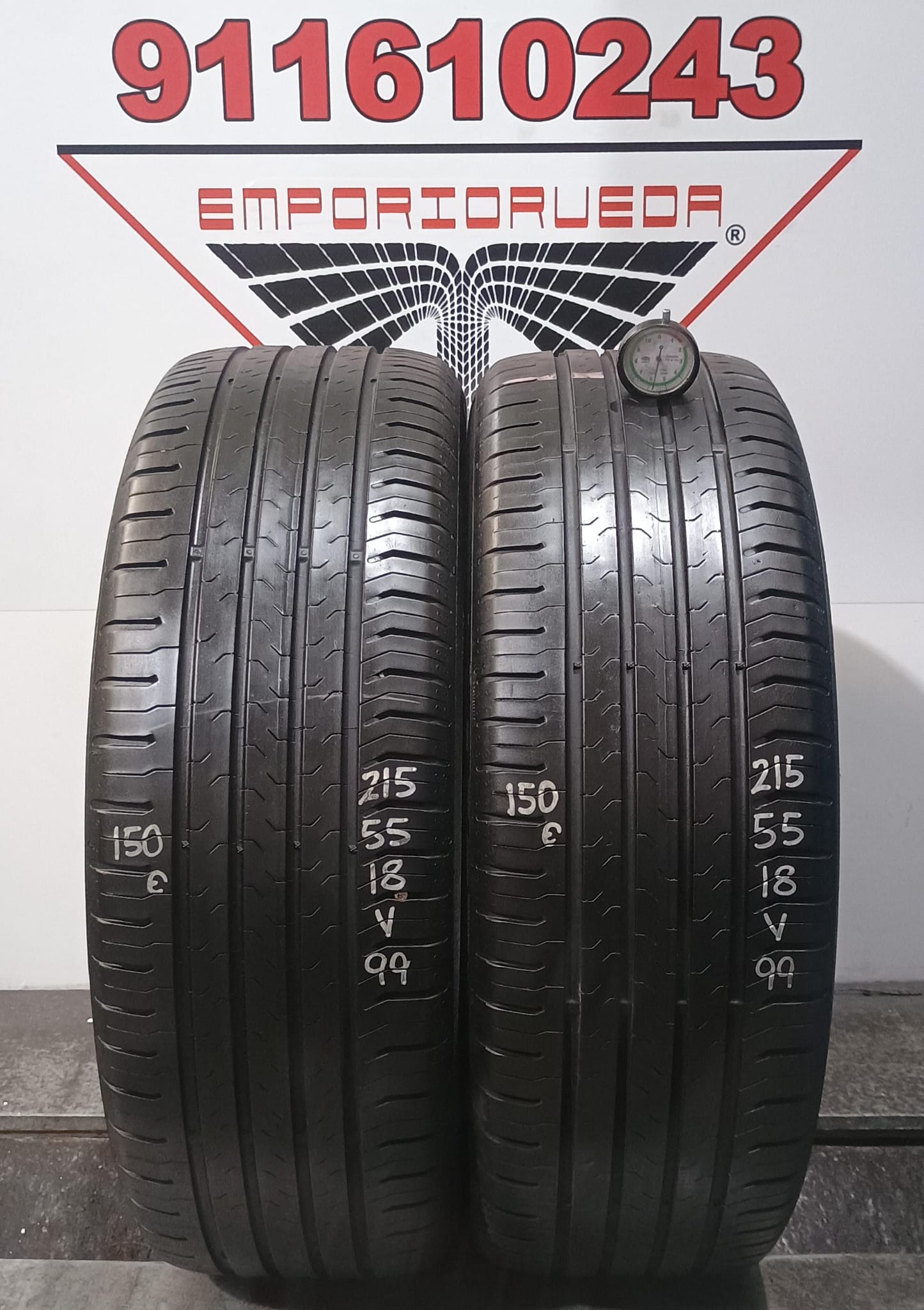 CONTINENTAL CONTIECOCONTACT 5 USADO  215/55 R18 99 V